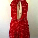 H&M  Coachella Collection Red Bandanna Open Back Romper Size 6 Photo 1