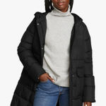 Eddie Bauer 650 Yukon Down Parka black women’s SIZE MEDIUM Photo 0