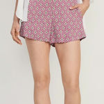 Old Navy NWT High Rise Playa Shorts in Pink Floral Print Size XS Photo 0