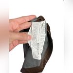 ZARA  Brown Faux Leather Shirt Dress Photo 6