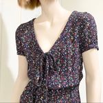 Forever 21 Floral Short Sleeves Romper S Photo 3