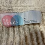 Free People Beach Free Fall Knit Sweater Henley Maxi Dress Women’s Small Oatmeal Photo 8