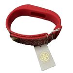 Tory Burch  for Fitbit Silicone Printed Bracelet Pink/White Case Adjustable Photo 5