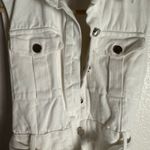 Area Stars White Denim Sleeveless Belted Button Front Shirt Dress Size Small Photo 10