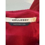 Hellessy Emily Dress In Red With Contrast White Shirttail Hem Size 4 Crimson Photo 6
