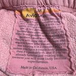 Aviator Nation Sweatpants Womens Medium Pink Neon Side Stripe Fleece Jogger USA Photo 6