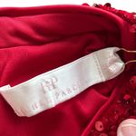 Rachel Parcell Red Sequin Ruched Mini Dress Sparkly Party Cocktail XL Photo 5