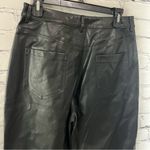 Le lis  Black Faux Leather Wide Leg High Waisted Pants Size L (D1) Photo 6