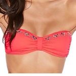 PINK - Victoria's Secret NWT VS pink neon coral studded strapless bikini Photo 1