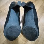 Karen Scott  8 Marana Perforated Zip Heel Fabric Bootie in Black w Box Workwear Photo 3