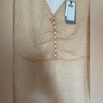 Yellow floral dress Size M Photo 3