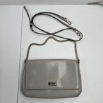 Kate Spade  Laurel Way Greer Crossbody Shoulder Bag Gray Leather Crossbody Strap Photo 1