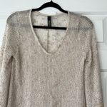 Yahada Asymmetrical Flowy Sweater Tan Photo 6