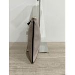 Kate Spade Pebble Leather Zip Up Pouch Clutch with Tassel Trim Gray Photo 3