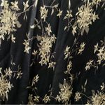 Ann Taylor Floral Maxi Skirt in Black Beige Size 8 NWT Vintage Photo 7