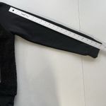 Zelos  Womens Full Zip Teddy Sherpa Mixed Medía Sweater Jacket Size M Black Photo 11
