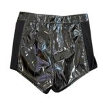 Club EXX Dark Dimension Vinyl Shorts in Black, Size XS Black Photo 2