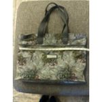 Diane Von Furstenberg   Vintage Floral‎ Tapestry Tote Bag  Purse EUC Designer Photo 6