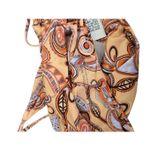 ALC Frank A.L.C Cleo Orange Rose One Piece Multi Graphic Swimsuit Size XS Plunge V Neck Photo 4