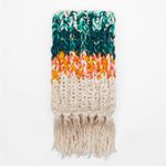 ZARA NWOT  MULTICOLORED  BRAIDED BLOGGERS FAV SCARF Photo 2
