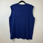 Joyfunear NWOT 2pc. Blue Ladies‎ Sleeveless Crew Neck Knit Summer Outfit Set 2X Size XL Photo 3