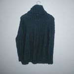 Jennifer Lopez XS Midnite Blue Pullover Cable Knit Sweater Photo 1