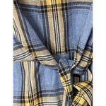 After Market New  Women's Small Blue Cotton Faux Wrap Short Sleeve Mini Dress Photo 1