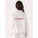 Peppermayo  Exclusive Harry Pyjama Top and Bottom Set White Red Size Small Photo 3