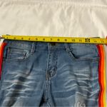 Machine Pour Neuf Mode Rainbowcore Distressed Denim Jean 5/28 Dopamine Pride Blue Photo 6