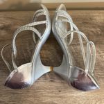Delicacy  Strappy Rhinestone Kitten Heels Shoes Wmns Sz 7.5 Prom Formal Wedding Photo 10