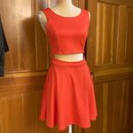 Club Monaco Sexy Women’s  Orange Cutout Tika Dress. Size Small Photo 2