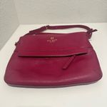 Kate Spade Starla Grant Park Crossbody Shoulder Pebbled Leather Bag Red Plum Photo 4