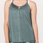Lululemon ‎ Tighten Up Tank Sea Steel Green Photo 0