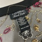 Catherines Black Label Sheer Top Embroidered Floral Print Cropped Open Cardigan Size 0X Photo 3