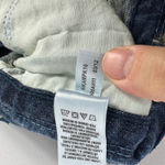 Aeropostale Denim Shorts 9 10 Blue Rolled Hem Stretch Indie Sleaze Y2K Festival Photo 7