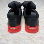 Sorel OutN About Waterproof Black Red Accent Puffy Lace Up Sneakers Shoes Size 9 Photo 3