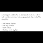 Ivy Park  Monogram Miniskirt Photo 2