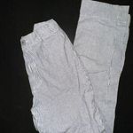 Brandy Melville Blue Striped Linen Pants Photo 0