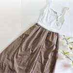 Aritzia Babaton Dress Revive Dress Fit-And-Flare Cotton Midi Dress Photo 3