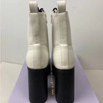 Madden Girl  Stylish White Lace-Up Women's Boots- size 7.5 Photo 3