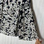 Ecru  Floral Print Silk Blouse Photo 4