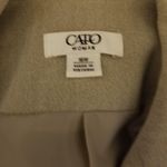 Cato Woman Beige Pinstripe Button-Up Blazer Jacket 18W Photo 2