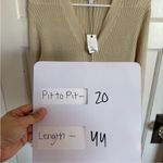 NWT Miou Muse beige April duster size medium Tan Photo 8