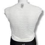 Wild Fable Womens Lace Bustier Shirt Top Cap Sleeve Scoop Neck Stretch White XXL Photo 2