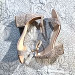 Betsey Johnson  Mari Rhinestone Block Heel Sandals – Size 9W🧡 Photo 3