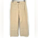 Karen Millen Karen‎ Millen Wide Leg Jeans in Cream Sz 8 NWOT Photo 5
