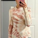 Free People Swirl Tie Dye Mock Neck Thermal Long Sleeve Photo 0