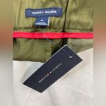 Tommy Hilfiger 10 Olive High Waist Pocketed Belted Shorts Photo 7