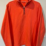 Tommy Bahama  Men's Thickened Sweatshirt 1/4 Zip Orange Size M Long Sleeves  Photo 0