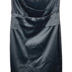 White House | Black Market Strapless Satin Mini Dress - Size 2 Glam LBD Photo 0
